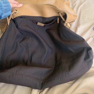 Calfskin Large Braided Handle Gifford Tote Saffron